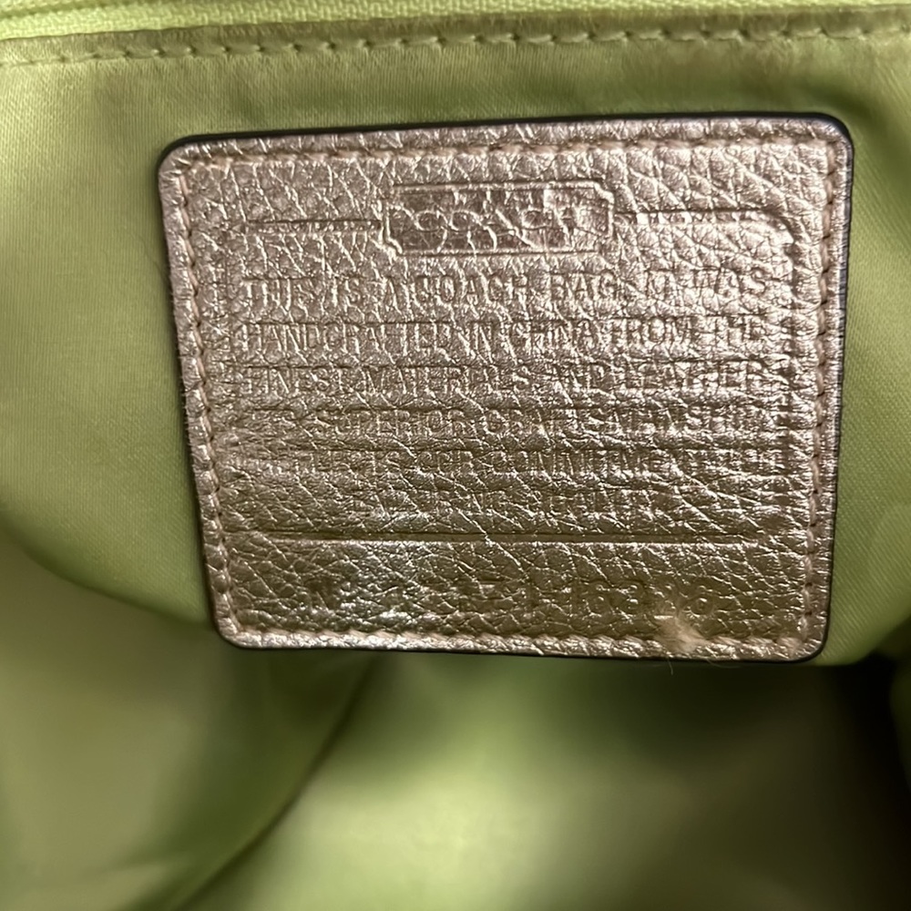 Vintage Coach Poppy Heritage Legacy Stripe Tote/Satchel Bag - Picture 16 of 16